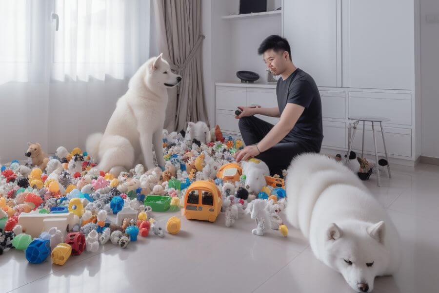 Choosing toys for a destructive dog requires you to do some research.